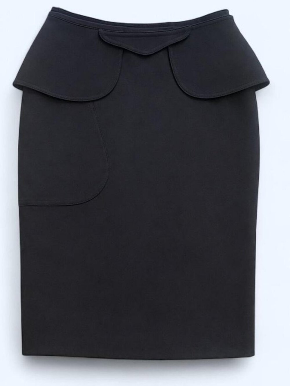 Givenchy - Alexander McQueen era Black wool midi skirt  size FR 38 small